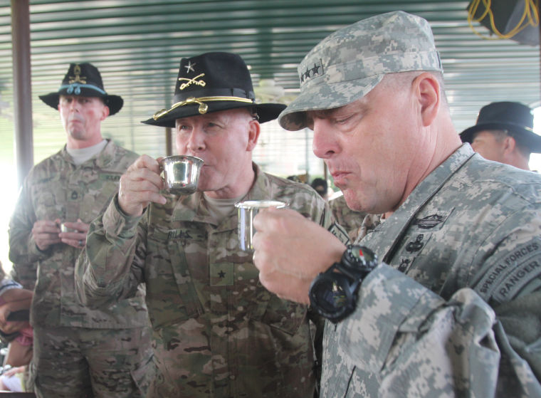3rd Cavalry Regiment Colors Casing Ceremony